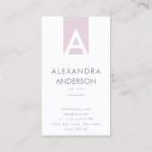 エレガントプロフェッショナルモノグラミニマルム 名刺 (裏面)