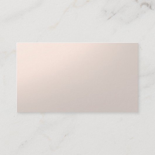 エレガントプロフェッショナルモノグラムモダンメタルルック 名刺 (裏面)