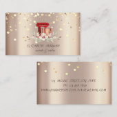 エレガントプロフェッショナルレッドミキサフローラ 名刺 (正面/裏面)