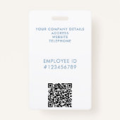 エレガントプロフェッショナル事業用水彩署名 バッジ (裏面)