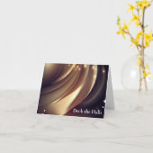 エレガントプロフェッショナル企業のクリスマスカード カード (黄色い花)