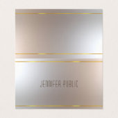 エレガントプロフェッショナル優れたモダンテンプレート 名刺 (外部フラット)