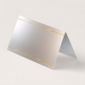 エレガントプロフェッショナル優れたモダンテンプレート 名刺 (裏面)