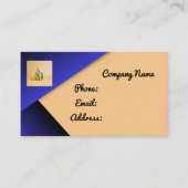 エレガントプロフェッショナル名刺 – カスタマイズ可能 名刺 (正面)