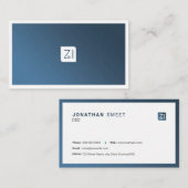 エレガントプロフェッショナル名刺 名刺 (正面/裏面)