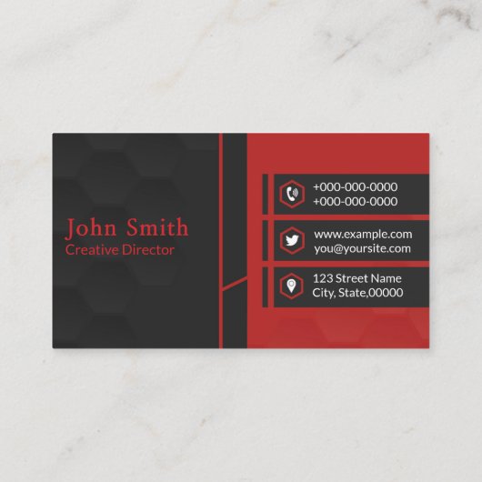 エレガントプロフェッショナル名刺 名刺 (裏面)