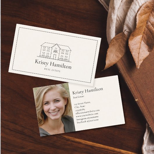 エレガントプロフェッショナル実在ハウス写真 名刺