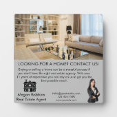 エレガントプロフェッショナル実在マーケティングQRコード フォトプラーク (正面)