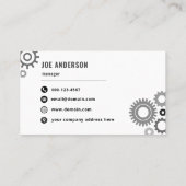 エレガントプロフェッショナル整備士 名刺 (裏面)