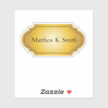 エレガントプロフェッショナル金ゴールド名