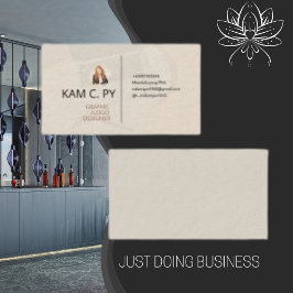 エレガントプロフェッショナル・グラフィック・ロゴ・デザイナ 名刺