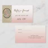 エレガントプロフェッショナル、ハイヒール紹介カード 紹介カード (正面/裏面)