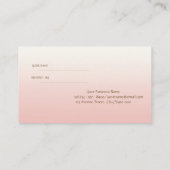 エレガントプロフェッショナル、ハイヒール紹介カード 紹介カード (裏面)