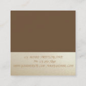 エレガントプロフェッショナル,,モダン紙吹雪 スクエア名刺 (裏面)