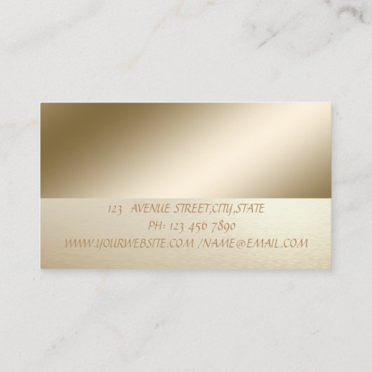 エレガントプロフェッショナル,,モダン,紙吹雪,ネイルサロン 名刺 (裏面)