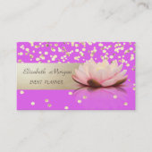 エレガントプロフェッショナル,,モダン,紙吹雪,ロータス 名刺 (正面)