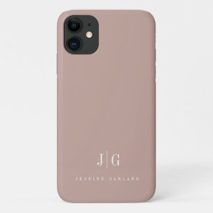 エレガントプロフェッショナル・モノグラム・ミニマリスト iPhone 11 ケース