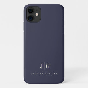 エレガントプロフェッショナル・モノグラム・ミニマリスト iPhone 11 ケース