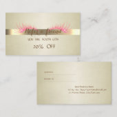 エレガントプロフェッショナル、参照フェイクカードの点滅 紹介カード (正面/裏面)