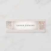 エレガントベイストライプのジ、シルバーフェイク・セイン・モノグラム スキニー名刺 (正面)
