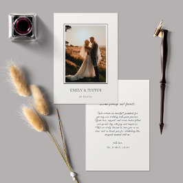 エレガントベジ結婚ュ サンキューカード