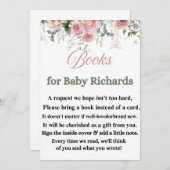 エレガントベビーお祝い招待状 招待状 (正面/裏面)