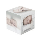 エレガントベビーファミカスタムリポートレート フォトキューブ (裏面アングル)