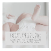 エレガントベビーファミカスタムリポートレート フォトキューブ (正面)