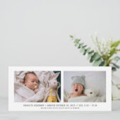 エレガントベビー写真コラージュ生誕発表 (スタンド正面)