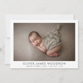 エレガントベビー写真コラージュ生誕発表 (正面)