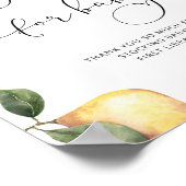 エレガントベビー用レモンブック ポスター (角)