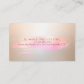 エレガントベーカリーミキサーツール配管バッグ花 名刺 (裏面)