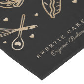 エレガントベーカリー事業料理及びベーキング ショートテーブルランナー (コーナー)