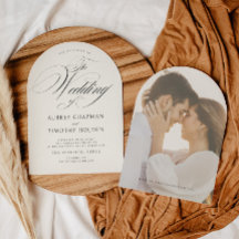 エレガントベージュ色ブラック書道アー結婚チ