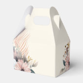 エレガントベージュ&パステルボホ結婚の箱 フェイバーボックス (裏面サイド)