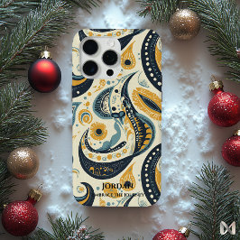 エレガントペイズリー融合 – グローバル芸術的スタイル iPhone 15 PRO MAXケース