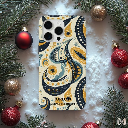 エレガントペイズリー融合 – グローバル芸術的スタイル Case-Mate iPhoneケース