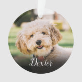 エレガントペットフォトメモリアル オーナメント (正面)