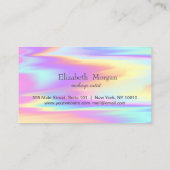 エレガントホロカラフルモダングロイヤリティカード ロイヤリティカード (裏面)