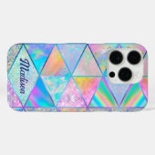 エレガントホログガーリーカラフル Case-Mate iPhoneケース (裏面 (横))