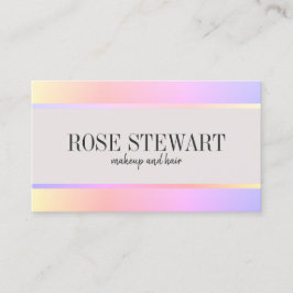 エレガントホログスタイリッシュラフィック化粧 名刺