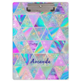 エレガントホログラフィフェイクックトレンディー クリップボード (正面)
