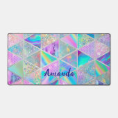 エレガントホログラフィフェイクックトレンディー デスクマット (正面)