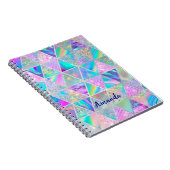 エレガントホログラフィフェイクックトレンディー ノートブック (右側)