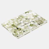 エレガントホワイトアジサイフローラ結婚ズゲストブック ゲストブック (コーナー)