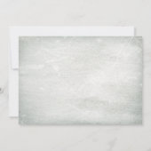 エレガントホワイトランタン素朴フローラブライダルシャワー 招待状 (裏面)