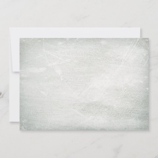 エレガントホワイトランタン素朴フローラブライダルシャワー 招待状 (裏面)