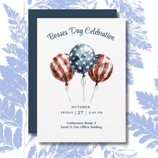 エレガントボス日パーティー 招待状