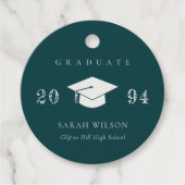 エレガントボトルグリミニマルンシンプル卒業 フェイバータグ (正面)