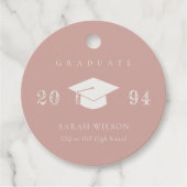 エレガントボトルグリミニマルンシンプル卒業 フェイバータグ (正面)